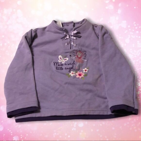 Kid Connection Purple Angel Top 24M - Picture 1 of 16